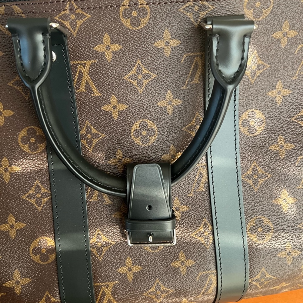 Louis Vuitton Monogram Macassar Keepall 45 Bandouliere - Picture 14 of 16